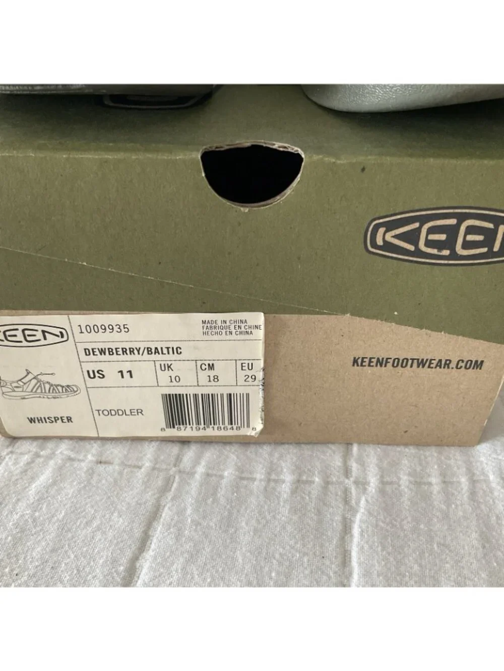 Keen Comfort Round Toe Slip On Strappy Sandals Multicolor Kids Sz US 11 Dewberry